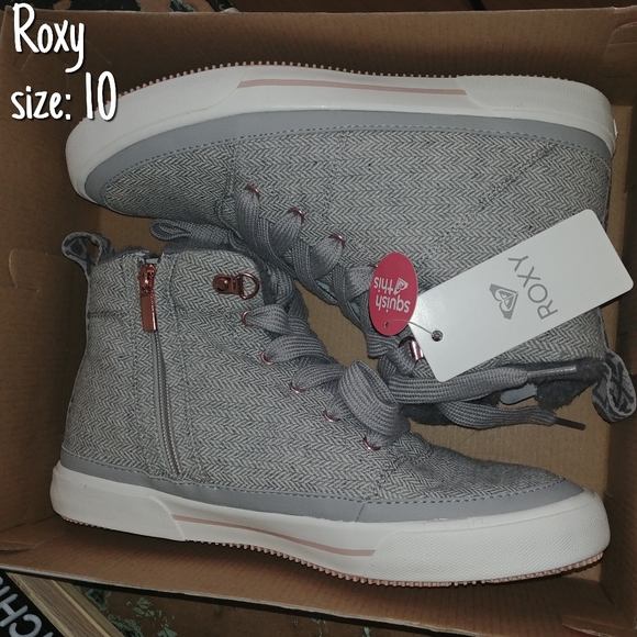 roxy women's ivan fur high top sneaker boot